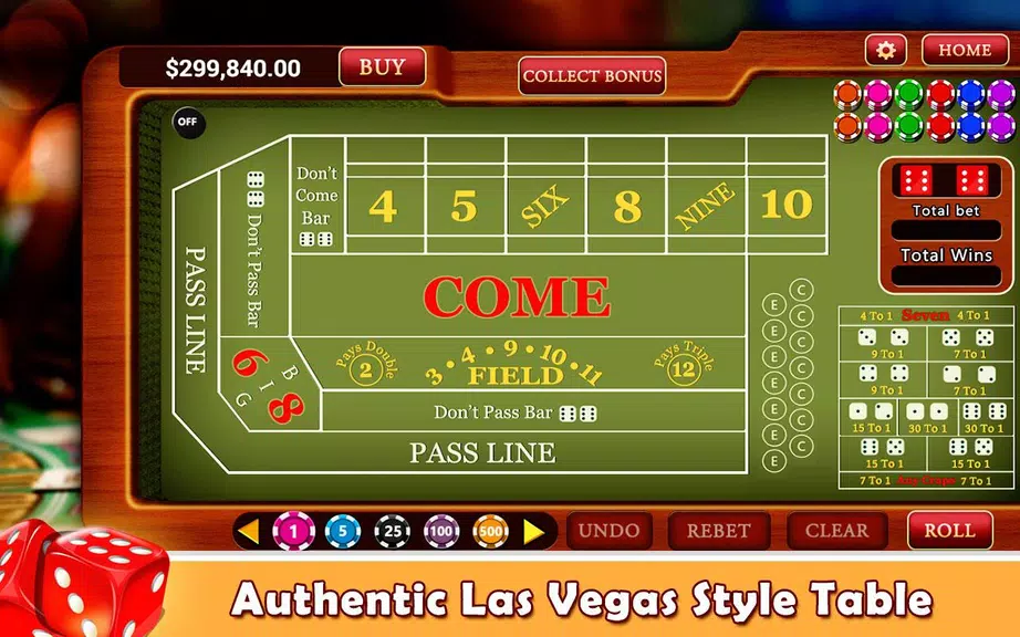 Craps - Casino Style Screenshot2