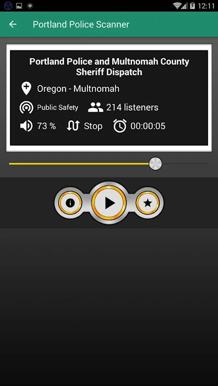 Portland Police Scanner Free Police Scanner App Screenshot1