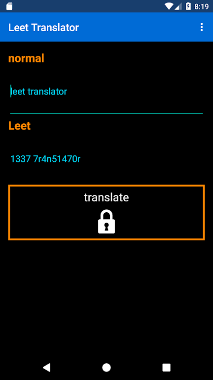 Leet Translator Screenshot1