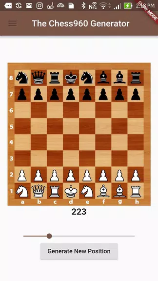 The Chess960 Generator Screenshot2