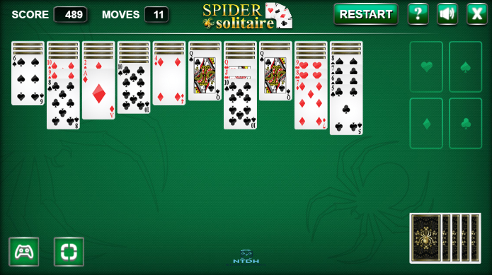 Spider Solitaire - Solitaire Classic 2019 Screenshot1