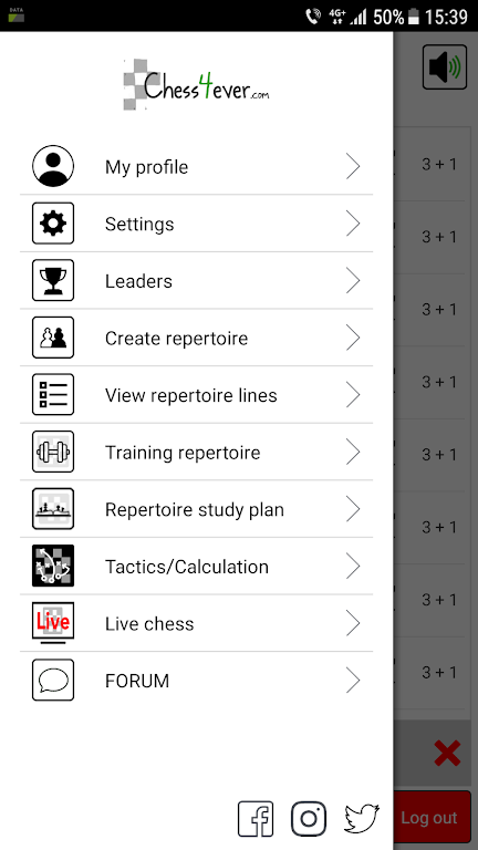 Chess4ever - Play, study & watch chess Screenshot2