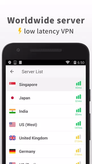 OneVPN - Fast VPN Proxy & Wifi Privacy Security Screenshot2