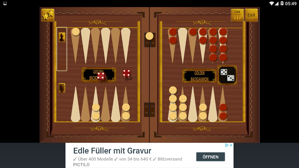 GOLDEN BACKGAMMON Screenshot2