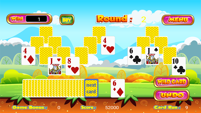 Tri Towers Tri Peaks Solitaire Screenshot3