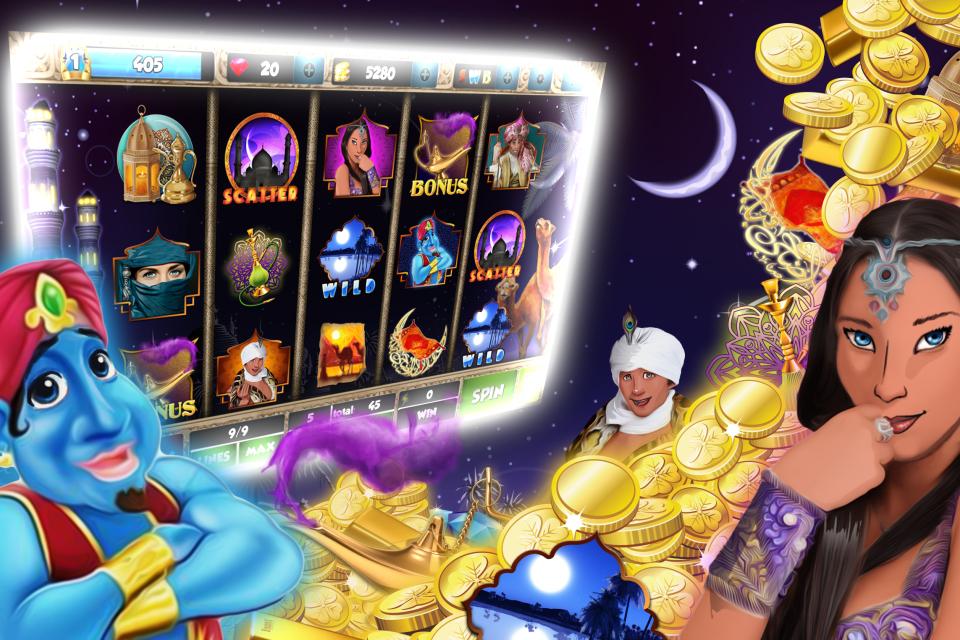 Arabian Nights Slots Screenshot2