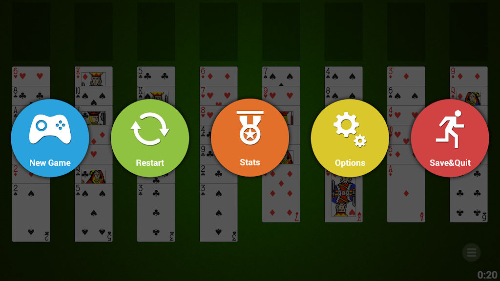 Spider Solitaire Freecell Screenshot3