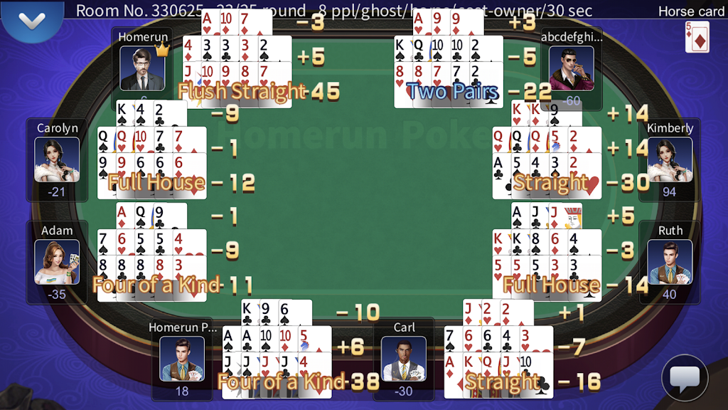 Chinese poker - Homerun Screenshot1