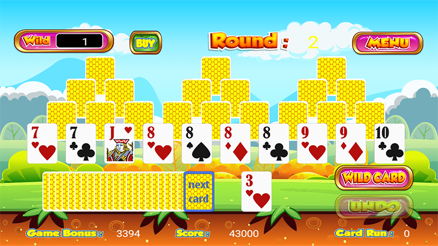 Tri Towers Tri Peaks Solitaire Screenshot2