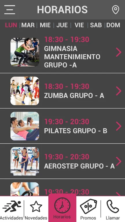 Área Fitness Screenshot3