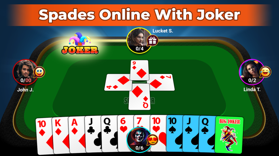 Spades: card game online Screenshot2