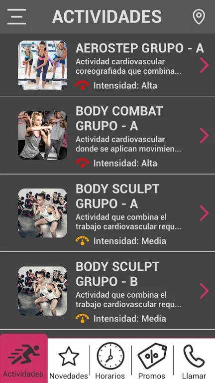 Área Fitness Screenshot2