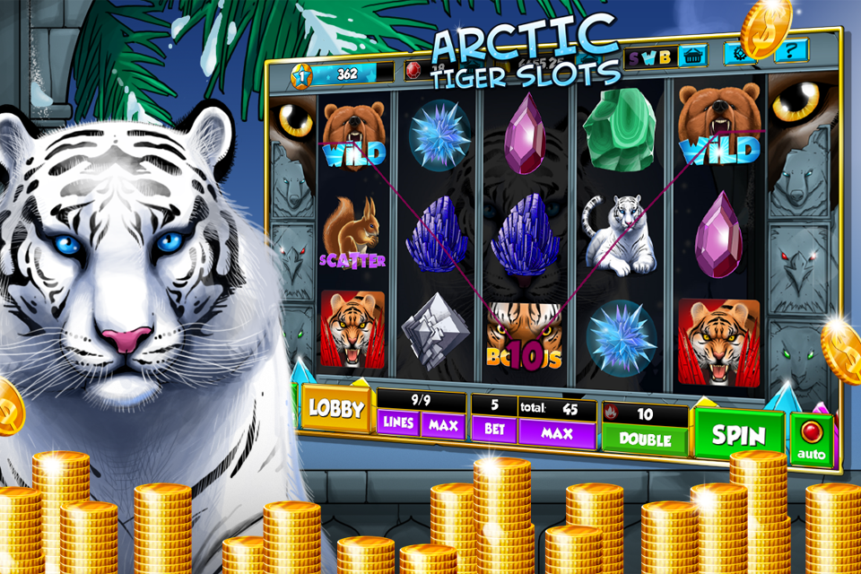 Arctic Tiger Slot Machine Screenshot2