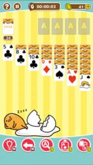 Gudetama Solitaire Screenshot2