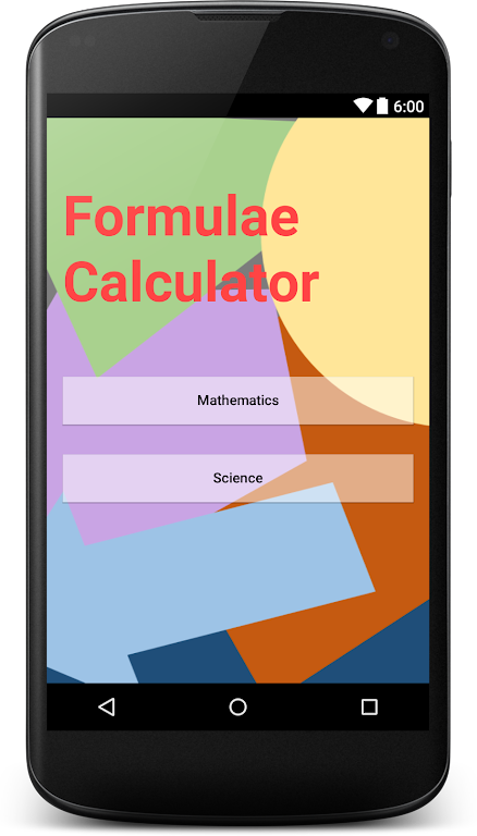 Formulae Calculator Free Screenshot1