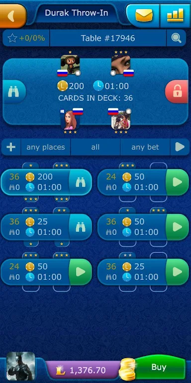 Durak LiveGames online Screenshot3