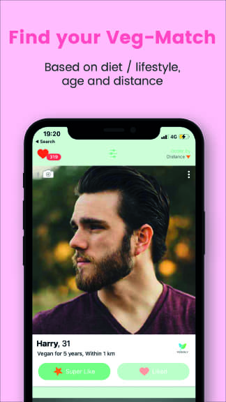 Veggly – Vegan Dating App Screenshot1