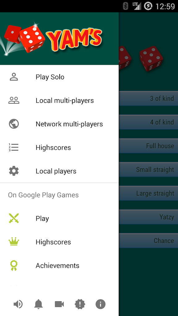 Yatzy - dice game - multi-play Screenshot2