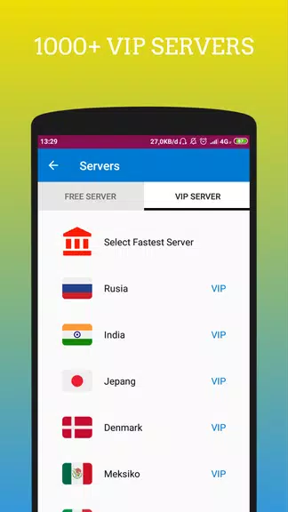 VPN1 - Free Fast Unlimited & Unblock Screenshot3