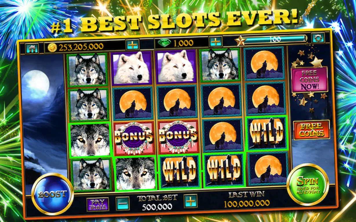 Slots™ Wolf Free Slots Casino: Slot Machines Games Screenshot1