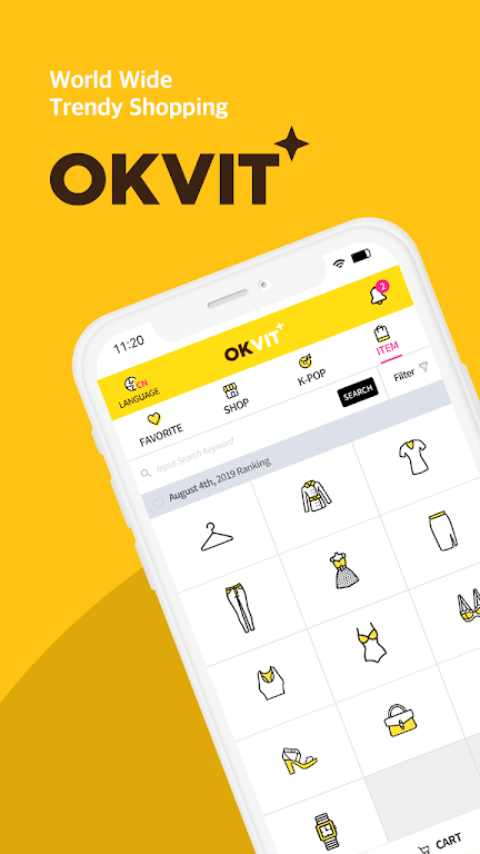 OKVIT PLUS : K-Style Global Sh Screenshot1