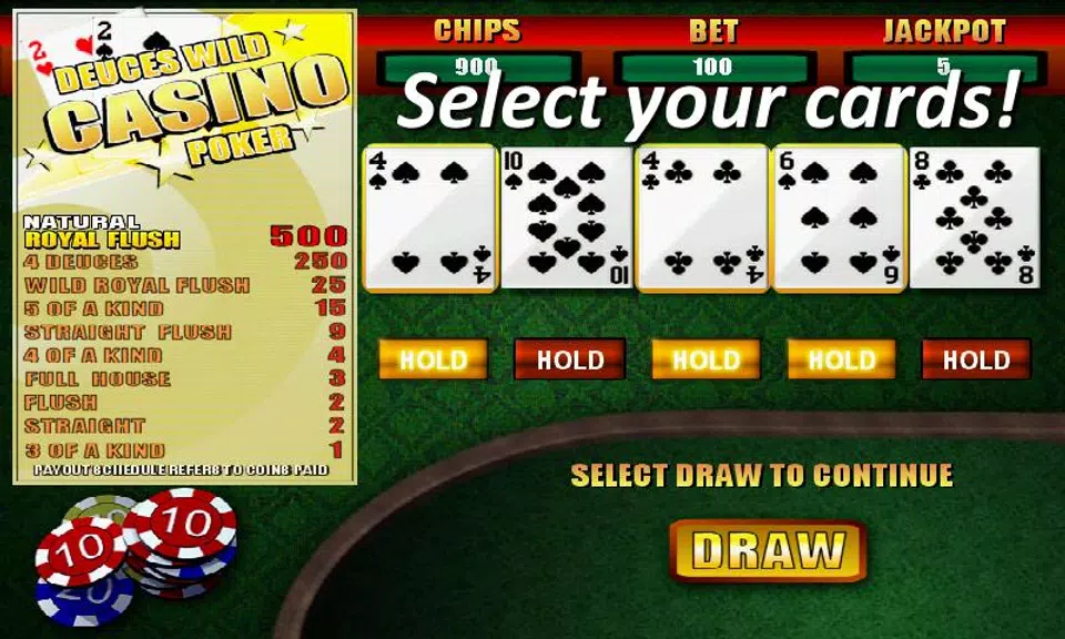 Deuces Wild Casino Poker Screenshot2