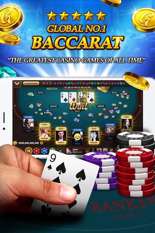 HANGAME - Baccarat & Hold'em Screenshot1