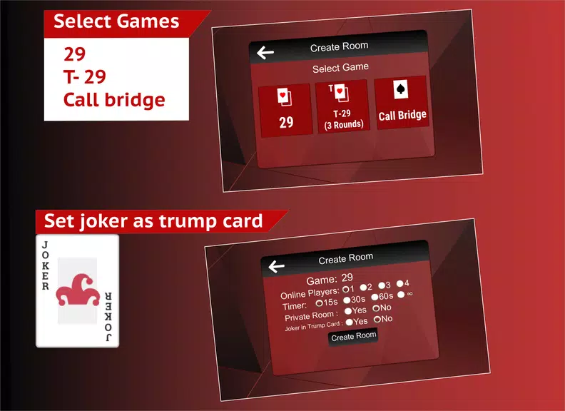 29 Card Online Call Bridge Multiplayer 28 Card Screenshot1