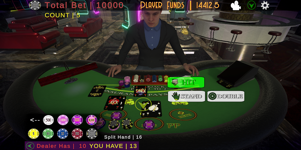 Blackjack 21, No Limits Screenshot1