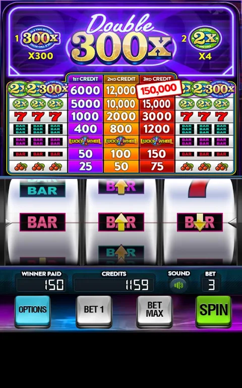 Double 300x Slots Free Screenshot1