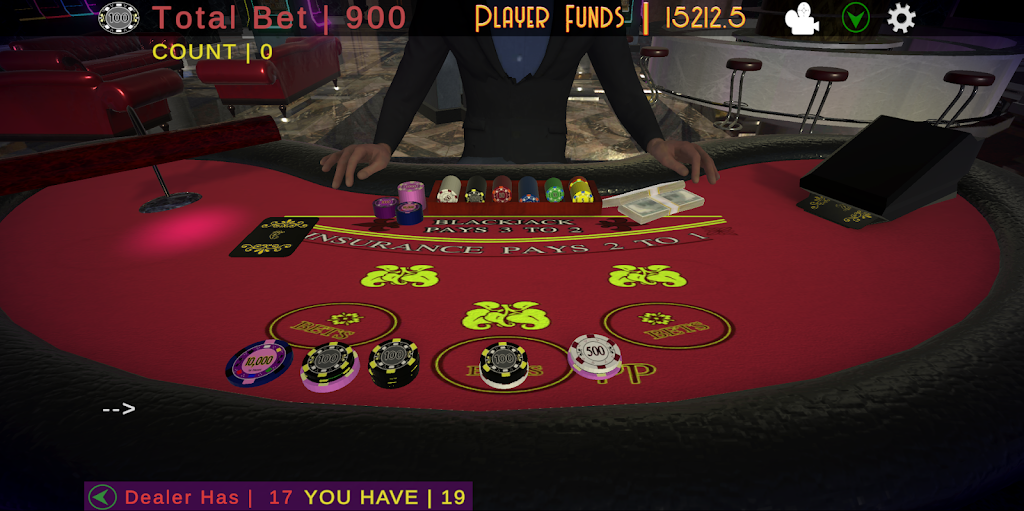 Blackjack 21, No Limits Screenshot2