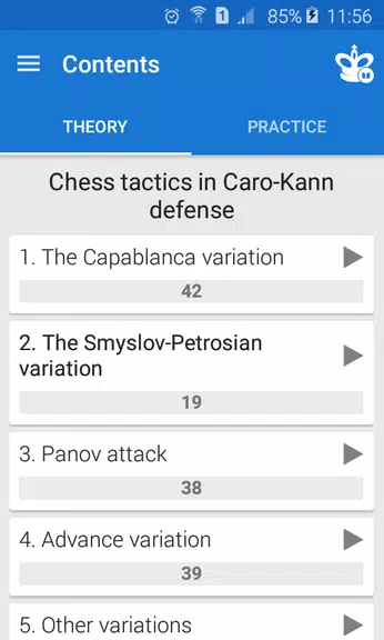 Chess Tactics in Caro-Kann Screenshot2