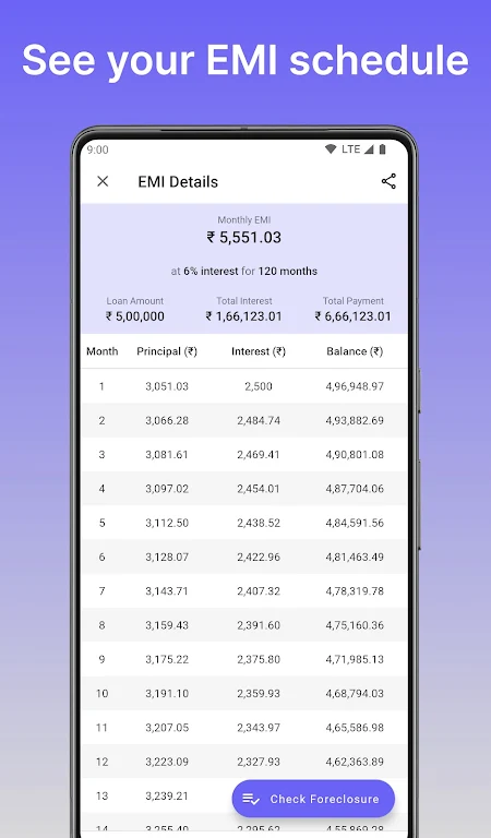 Easy EMI - EMI Loan Calculator Screenshot2