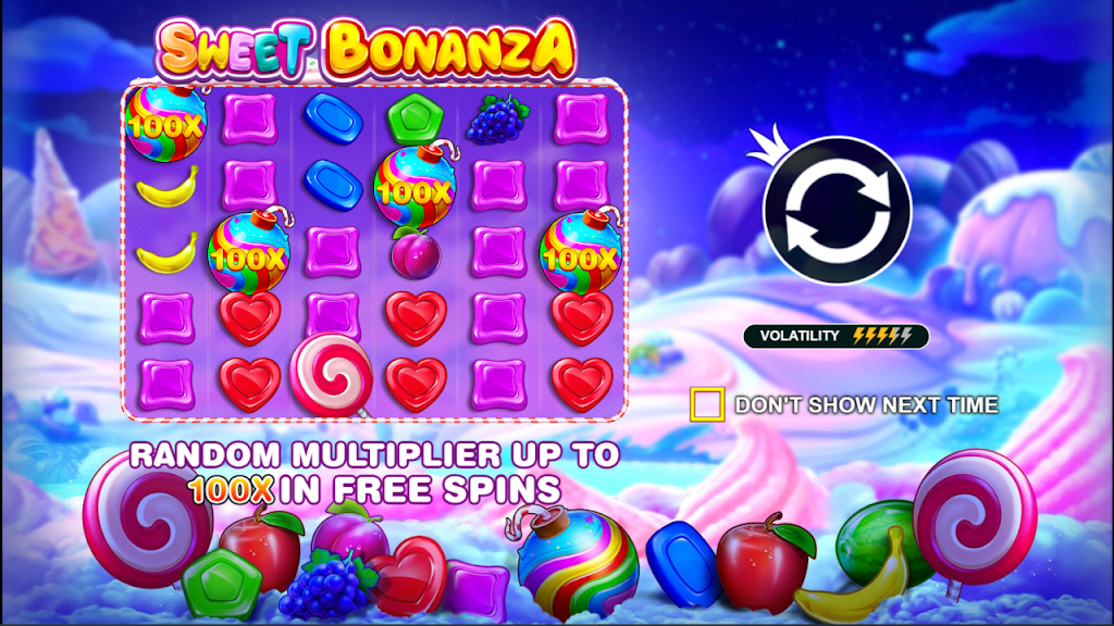 Demo Slot Sweet Bonanza - Pragmatic Play Mobile Screenshot1