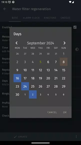 Alarm clock + calendar + tasks Screenshot3