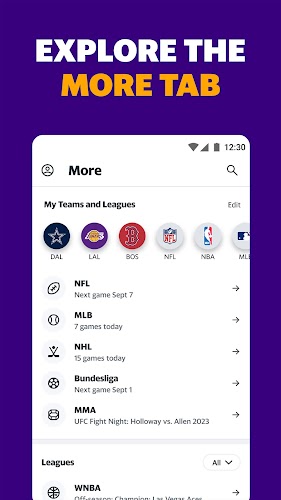 Yahoo Sports: Scores & News Screenshot5