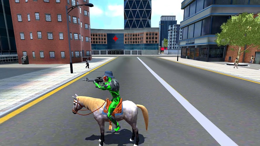 Rope Frog Ninja Hero Car Vegas Screenshot5