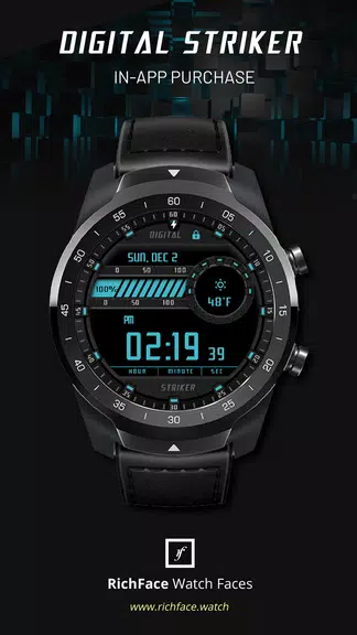 Digital Striker Watch Face Screenshot1