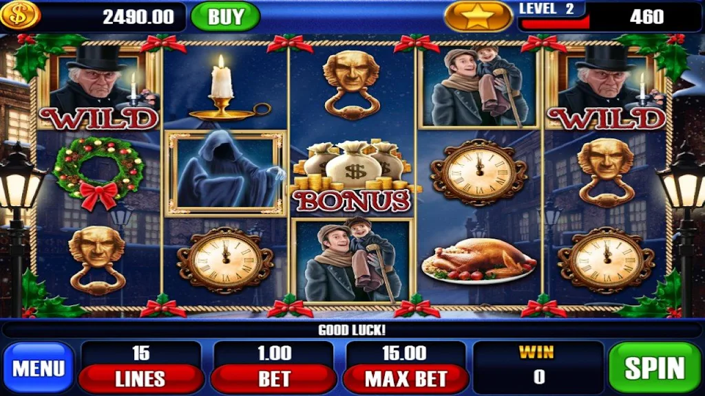 Christmas Carol Slots Screenshot1