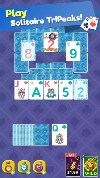 Theme Solitaire Tripeaks Tri T Screenshot3