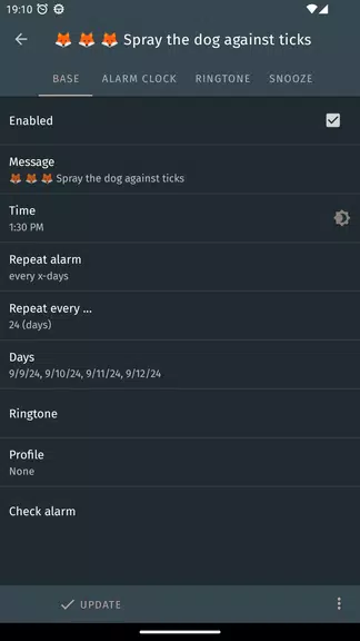 Alarm clock + calendar + tasks Screenshot2