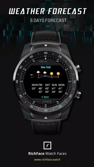 Digital Striker Watch Face Screenshot3