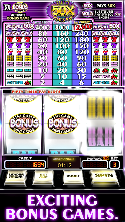 Free Slot Machine 50X Pay Screenshot3