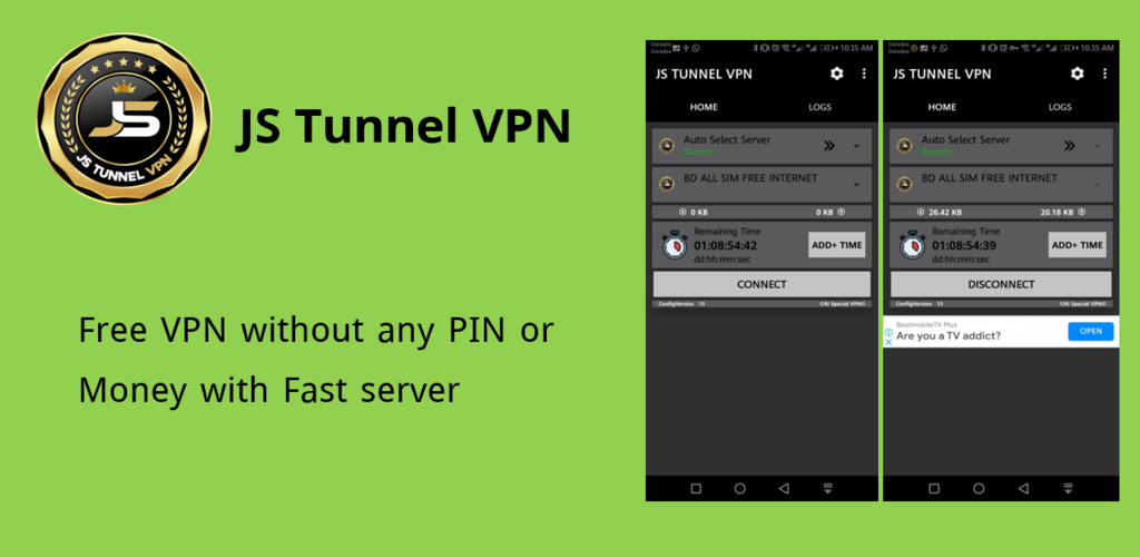 JS Tunnel VPN Screenshot1