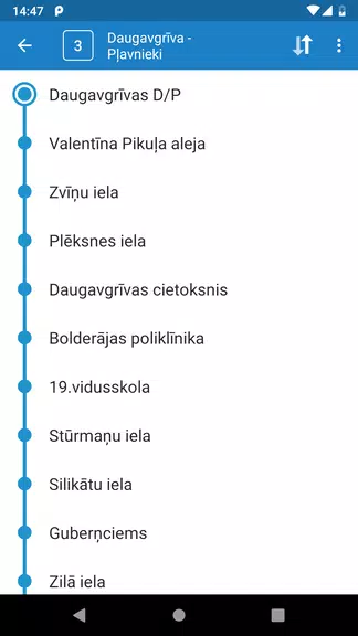 Riga Transport - timetables Screenshot2