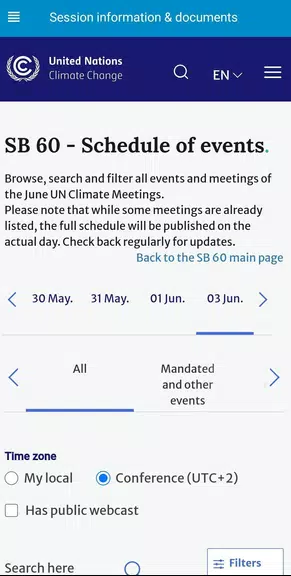 UN Climate Change Screenshot3