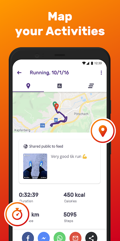 FITAPP: Run Distance Tracker Mod Screenshot3