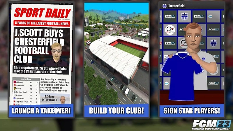 FCM23 Soccer Club Management Screenshot4