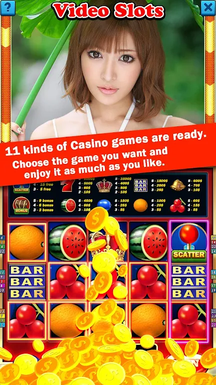 HOT Bikini Girl Casino Slots Screenshot1