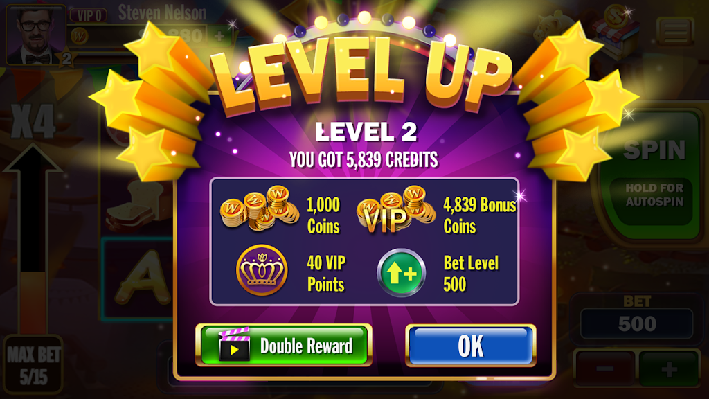 FREE OFFLINE Vegas Slots: Casino's Chicken Dinner Screenshot3